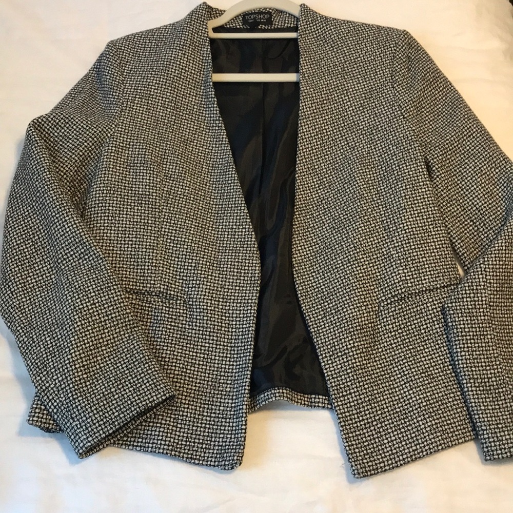 Topshop tweed blazer